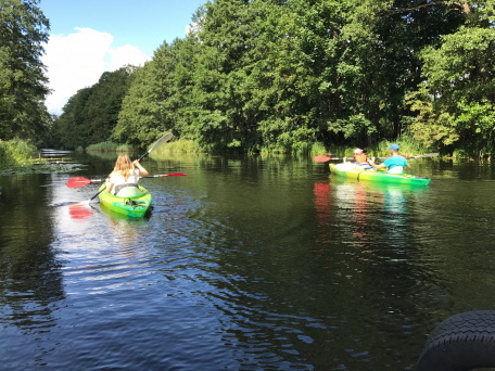 Start mit dem Paddelboot Start mit dem Paddelboot